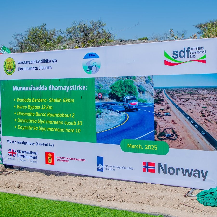 The project  rehabilitated 69km road, addressing drainage, culverts, road furniture, and traffic calming. <a href="/DKambSomalia/">Steen Sonne Andersen</a> <a href="/MikeNith1/">Mike Nithavrianakis</a> <a href="/ctoepell/">Christina Toepell</a> <a href="/PycroftC/">Christopher Pycroft</a> <a href="/Lord_Collins/">Collins of Highbury</a> <a href="/MatKjaer/">Mathias Kjaer</a> <a href="/HeadBritOffice/">Louise Hancock</a> <a href="/Lord_Collins/">Collins of Highbury</a> <a href="/GertrudBirk/">Gertrud Kümmel Birk</a>