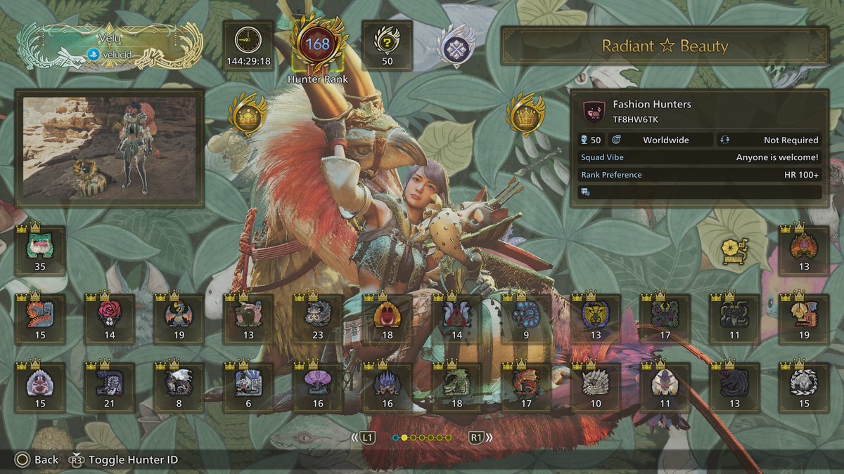 velucid_'s tweet photo. PSN Platinum #201
I've done it!, I've finally completed all achievements for MH Wilds 🏆 MH Wilds is real fun to play online &amp; a great game to the series. I like the armor designs &amp; new monsters. But overall, I like my Palico the best 🐱
Eastward Wings (PLATINUM)
#MHWilds #PS5 https://t.co/8AcVCt7CGm