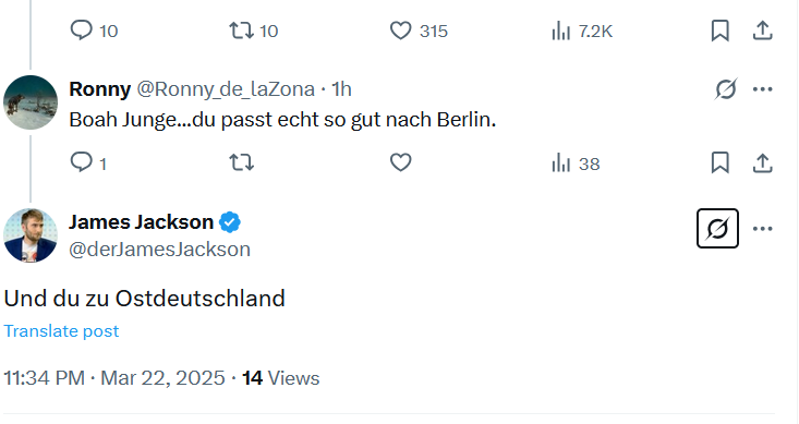 Soll das ein Front sein? 
Der soll mal lieber Baustelle kommen