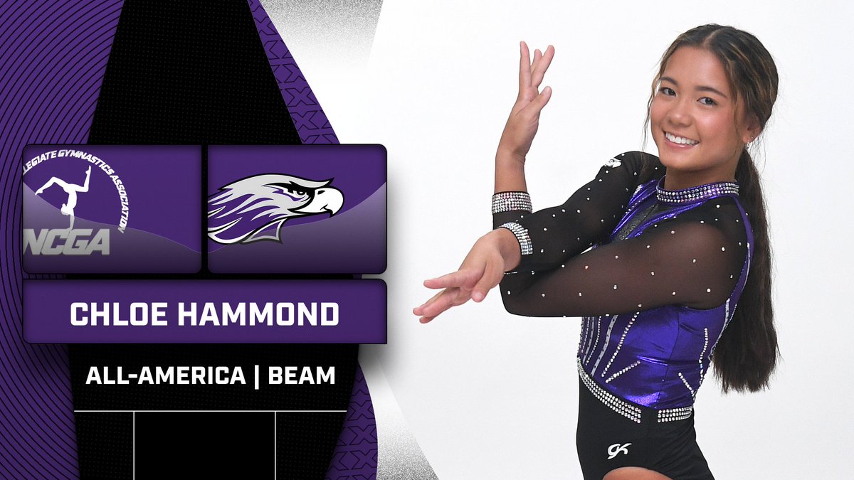 ALL-AMERICA: Chloe Hammond claimed her first All-America honor with a 9.825 on the beam!