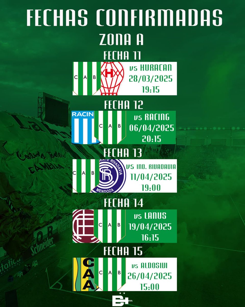 🔜 Estos son los próximos partidos del Taladro en el Apertura 🇳🇬