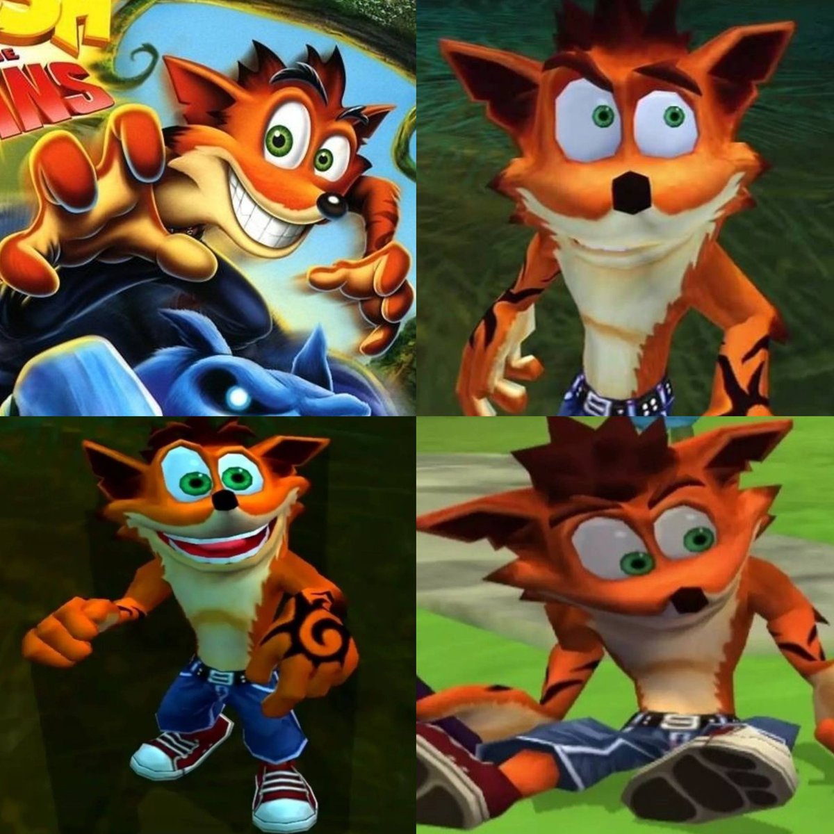 EstelaB4ndico0t's tweet image. ✨️ Tattooed Crash Appreciation Post 🐾 #CrashBandicoot #CrashOfTheTitans