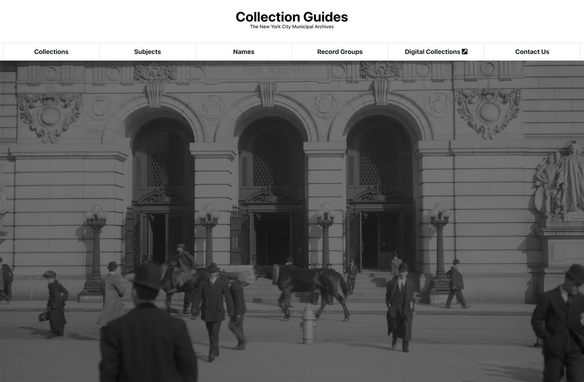 Not sure how to use our #ArchivesSpace portal to conduct #research? 

Watch this short tutorial for search tips: on.nyc.gov/3PIKHZJ. 

And then begin your research here: on.nyc.gov/3Ejg2g4.