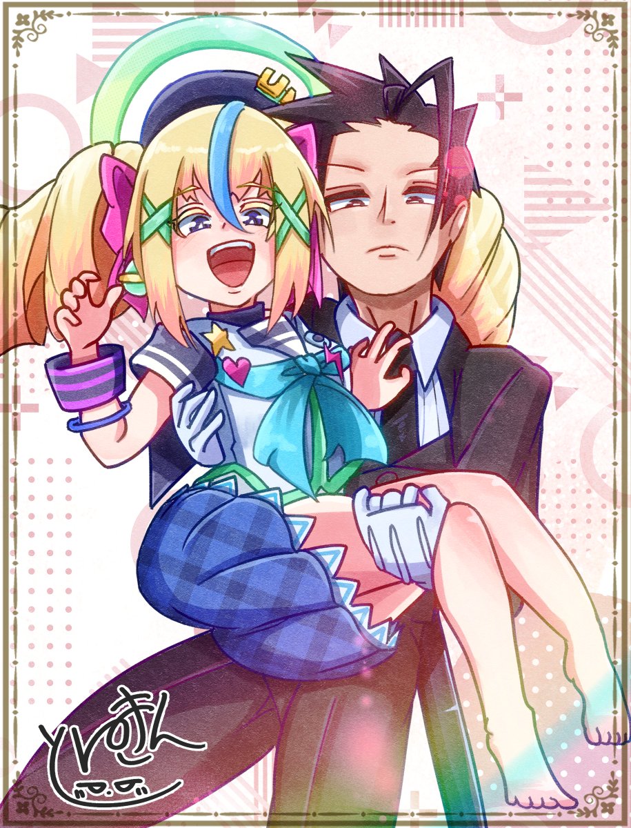 pannumauma's tweet image. YUNI × AKIRA 
2人のキャラ設定の 掘り下げ もっとほしいのだ…
#DDR #DDR_WORLD #ddr_art