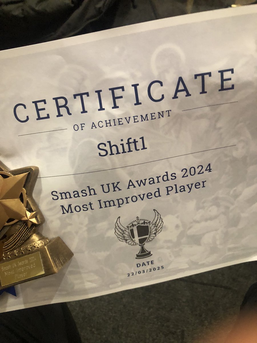 what a time gala was even though i didnt compete, got to watch friends pop off <a href="/TJandElover83/">ToeJam</a> specifically, managed to win most improved smashuk player too 😵‍💫😵‍💫 tysm gang i love all yous