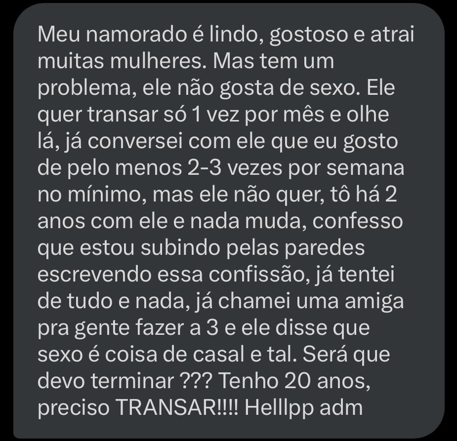 Confissoes pra ler cagando 𝕏 tweet media