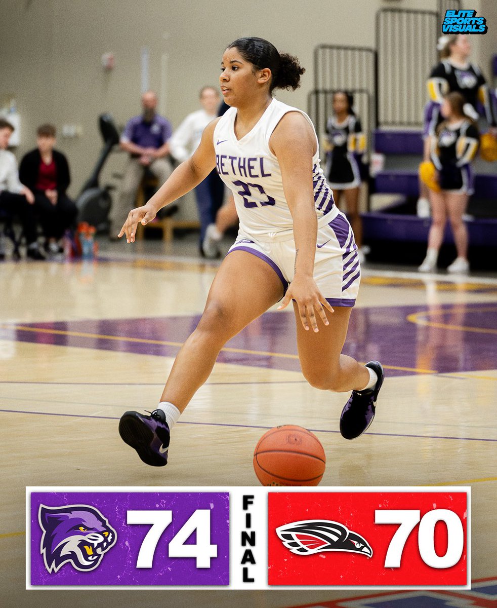 Bethel Advances To Final Four!

Double-Figure Scorers:
🔹 Micah Hart: 22 PTS/8 BOARDS
🔹 Madison Hart: 17 PTS/13 BOARDS
🔹 Kalynn Howard: 14 PTS
🔹 Kylie Reynolds: 13 PTS/4 BOARDS

📸 [via emmettslone.media]

#YouAreElite #EliteSportsVisuals