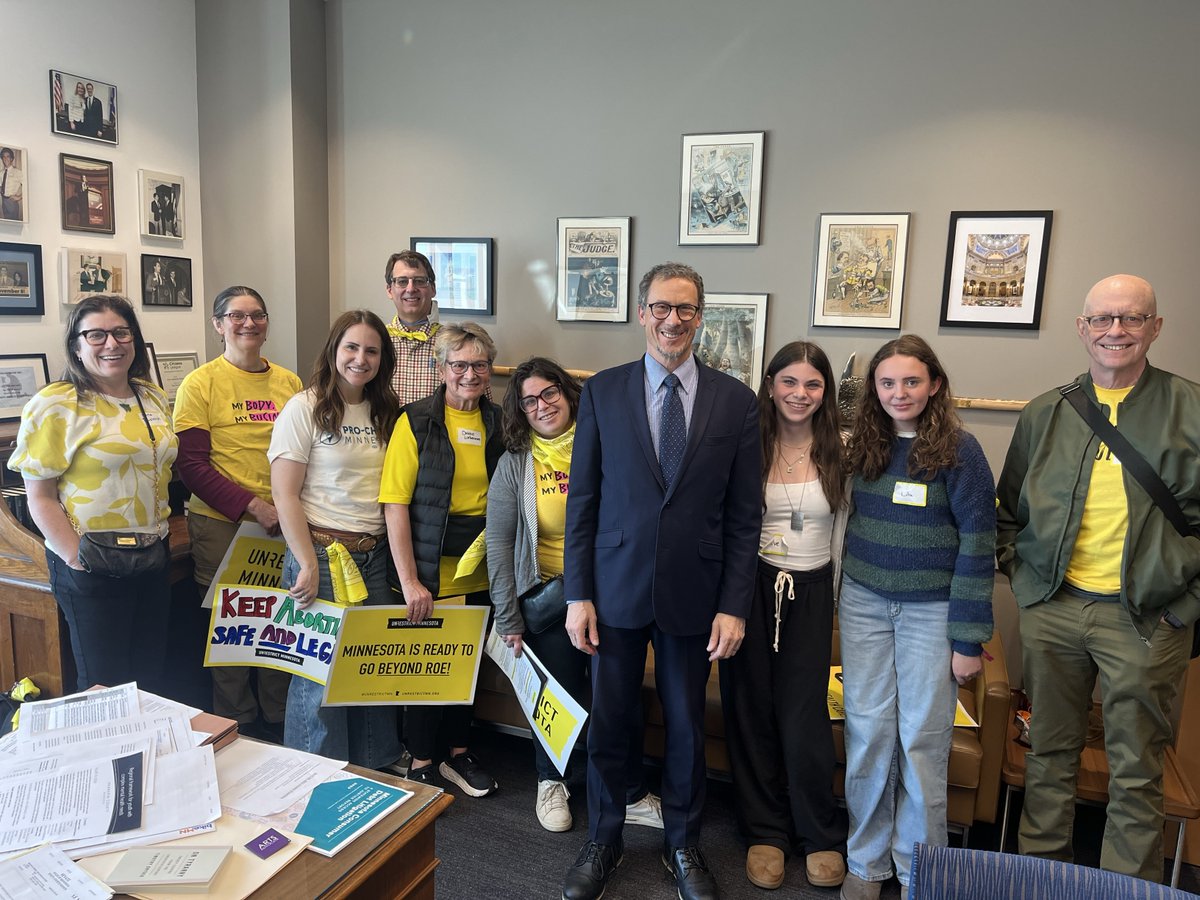 Ron Latz (@senronlatz) on Twitter photo It was a pleasure to meet with <a href="/UnRestrictMN/">UnRestrict Minnesota</a> constituents to discuss abortion care and reproductive healthcare. It is important to me that we protect access to this lifesaving care and ensure Minnesotans have the freedom to make informed decisions about their health. It was a pleasure to meet with <a href="/UnRestrictMN/">UnRestrict Minnesota</a> constituents to discuss abortion care and reproductive healthcare. It is important to me that we protect access to this lifesaving care and ensure Minnesotans have the freedom to make informed decisions about their health.