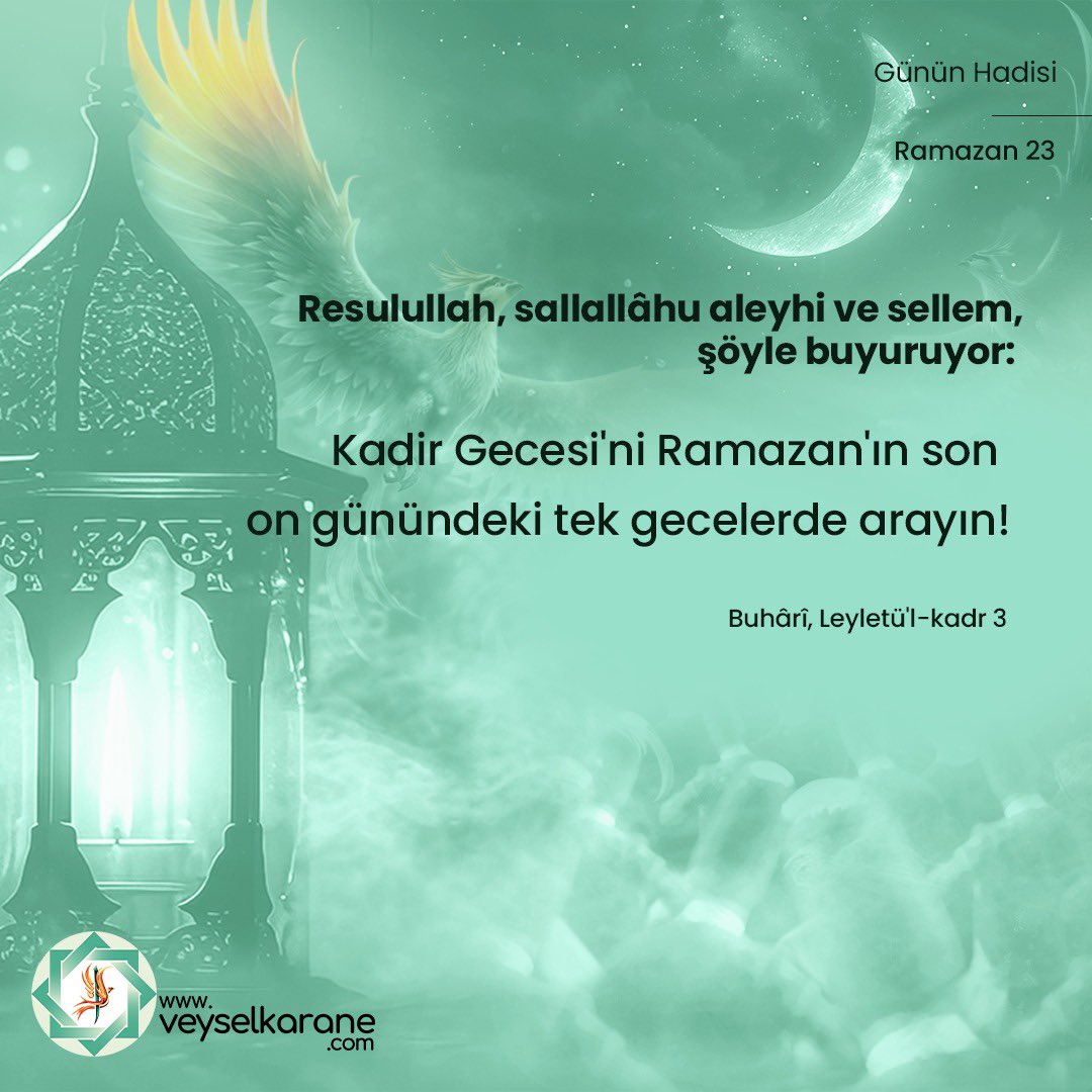 veyselkarane's tweet photo. Rabbimiz oruç zamanı içerisinde Kadir Suresini Şanlı Resulümüze Peygamberlik geldiği gün indiriyor diyor ki; "Kadir gecesinin ne olduğunu sen nereden bileceksin?" demek ki, Kadir Gecesi saklıymış, sırdaymış. Allah dilediğine bildirecek. Sana kim bildirdi? https://t.co/7TYOrt8xgk