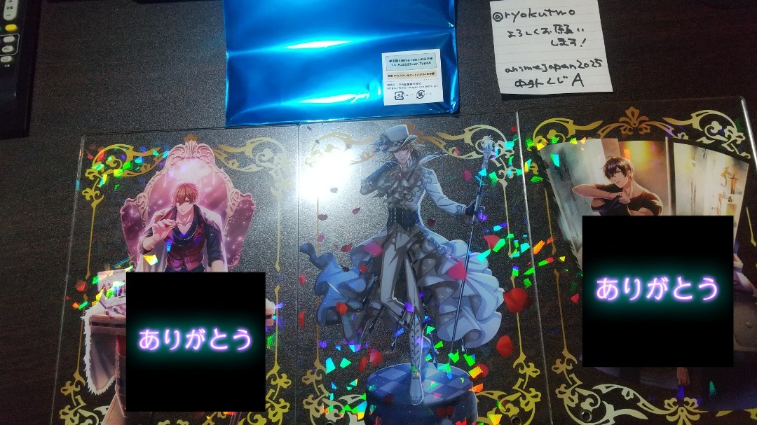 ryokutwo's tweet photo. 更新
AnimeJapan2025　中外鉱業　夢100くじ　AJ2025ver.　TypeA
【譲渡】
譲:画像全て
求:手渡し定価、郵送定価+送料、友人分TypeBのアキト（同賞交換のみ/各1点）

取引場所
3/23㈰13:00迄→AJ2025会場にて現地交換。それ以降は郵送での対応となります。 https://t.co/cIcpT5MgG7
