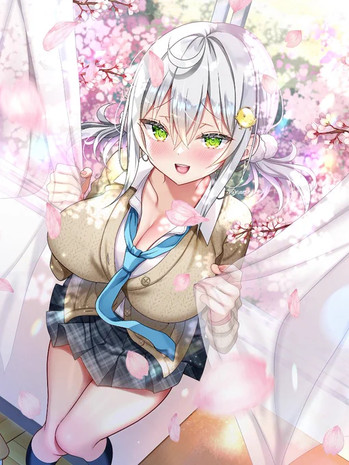 見てください先輩…!綺麗ですね 