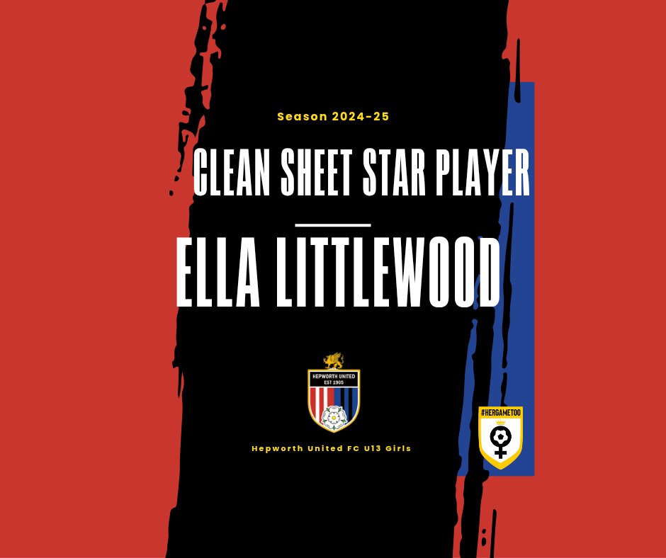 An Outstanding Performance from the whole U13 Girls today and from Ella Littlewood in Goal who pulled off some fantastic saves and kept a clean sheet their first this season.
Well done Ella👏👏👏
🔴⚫️🔴⚫️🔴⚫️🔴⚫️🔴⚫️