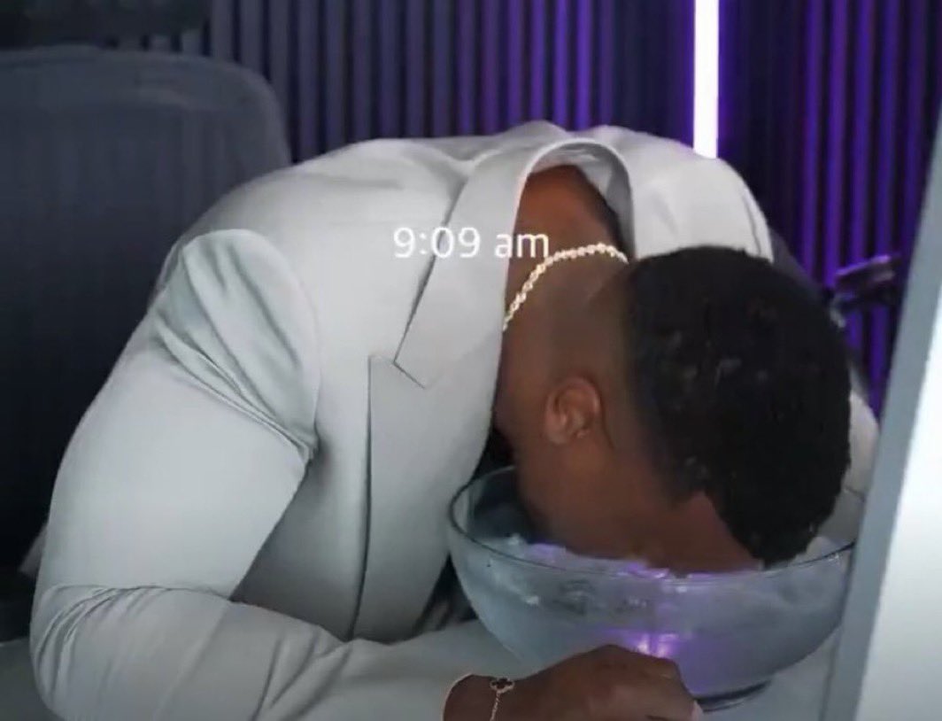 me trying to see if I can drown myself at 9:09am