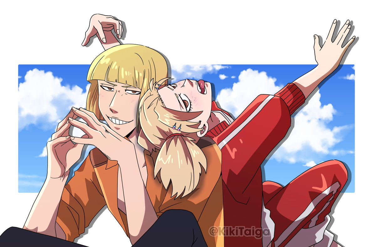 Best duo out there! 💛❤️ #BLEACH #平子真子 #猿柿ひよ里