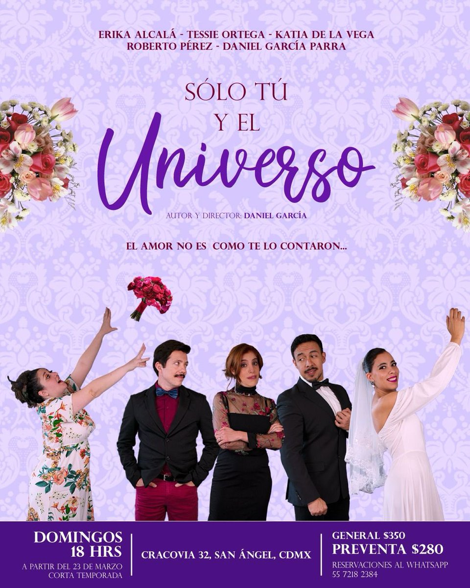 Tenemos 3 pases dobles para que te vayas mañana domingo 23 de marzo a las 6pm al gran estreno de la obra “Sólo tú y el Universo”. Lo único que tienes que hacer es enviar tu nombre completo y decir qué actrices estuvieron con nosotros en el episodio pasado.
youtube.com/live/PywF41Ew-…