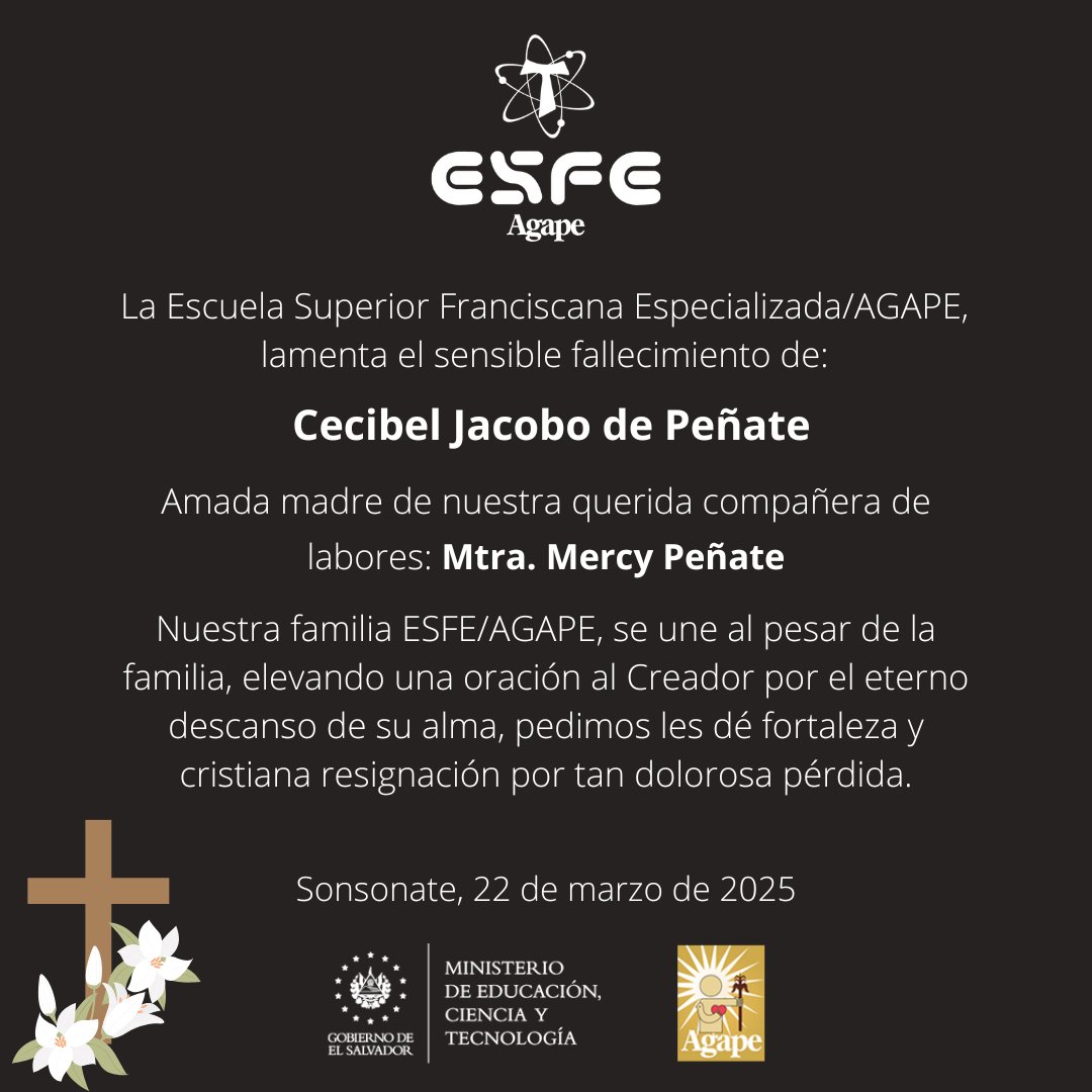 ESFE/AGAPE tweet media
