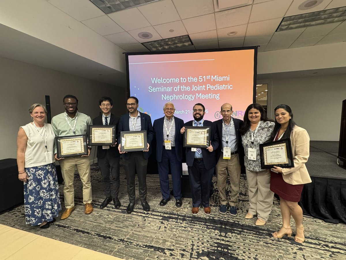 Marissa DeFreitas (@mdefrei13) on Twitter photo Young Investigators Oral Abstract Awards #MiamiPedNephSem <a href="/thePNRC/">Pediatric Nephrology Research Consortium</a> <a href="/IPNA_PedNeph/">IPNA Ped Nephrology</a> <a href="/IptaPedsTx/">International Pediatric Transplant Association</a> <a href="/ASPNeph/">American Society of Pediatric Nephrology</a> Young Investigators Oral Abstract Awards #MiamiPedNephSem <a href="/thePNRC/">Pediatric Nephrology Research Consortium</a> <a href="/IPNA_PedNeph/">IPNA Ped Nephrology</a> <a href="/IptaPedsTx/">International Pediatric Transplant Association</a> <a href="/ASPNeph/">American Society of Pediatric Nephrology</a>