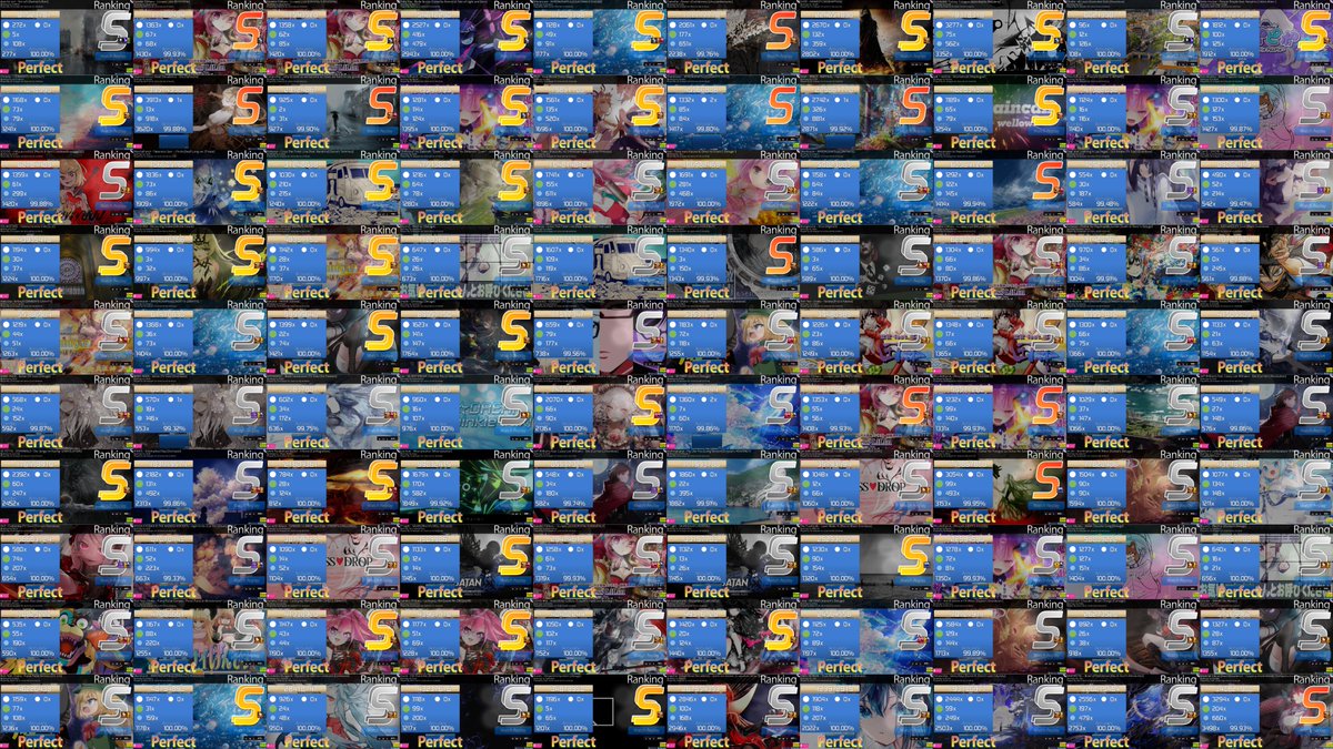 finally got it ! 100 ≥600pp plays !!