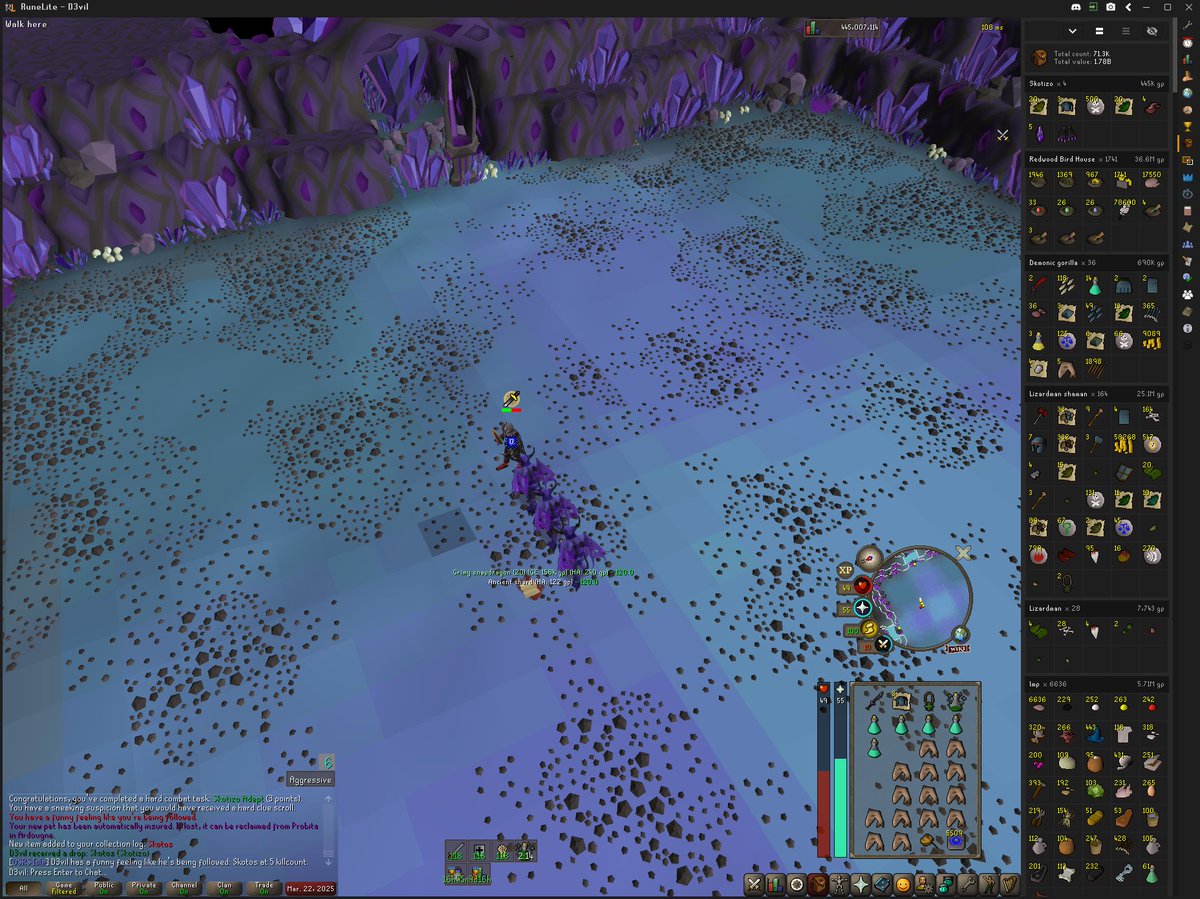 G0d_vs_D3vil's tweet image. everything spoon besides 80k glory lulz #osrs #collectionlog