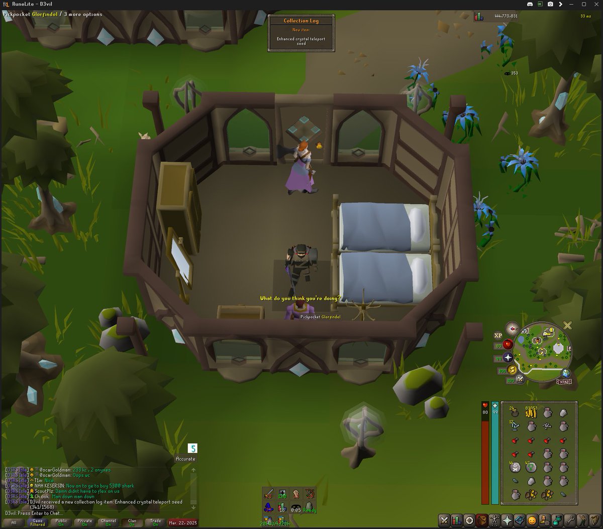 G0d_vs_D3vil's tweet image. everything spoon besides 80k glory lulz #osrs #collectionlog