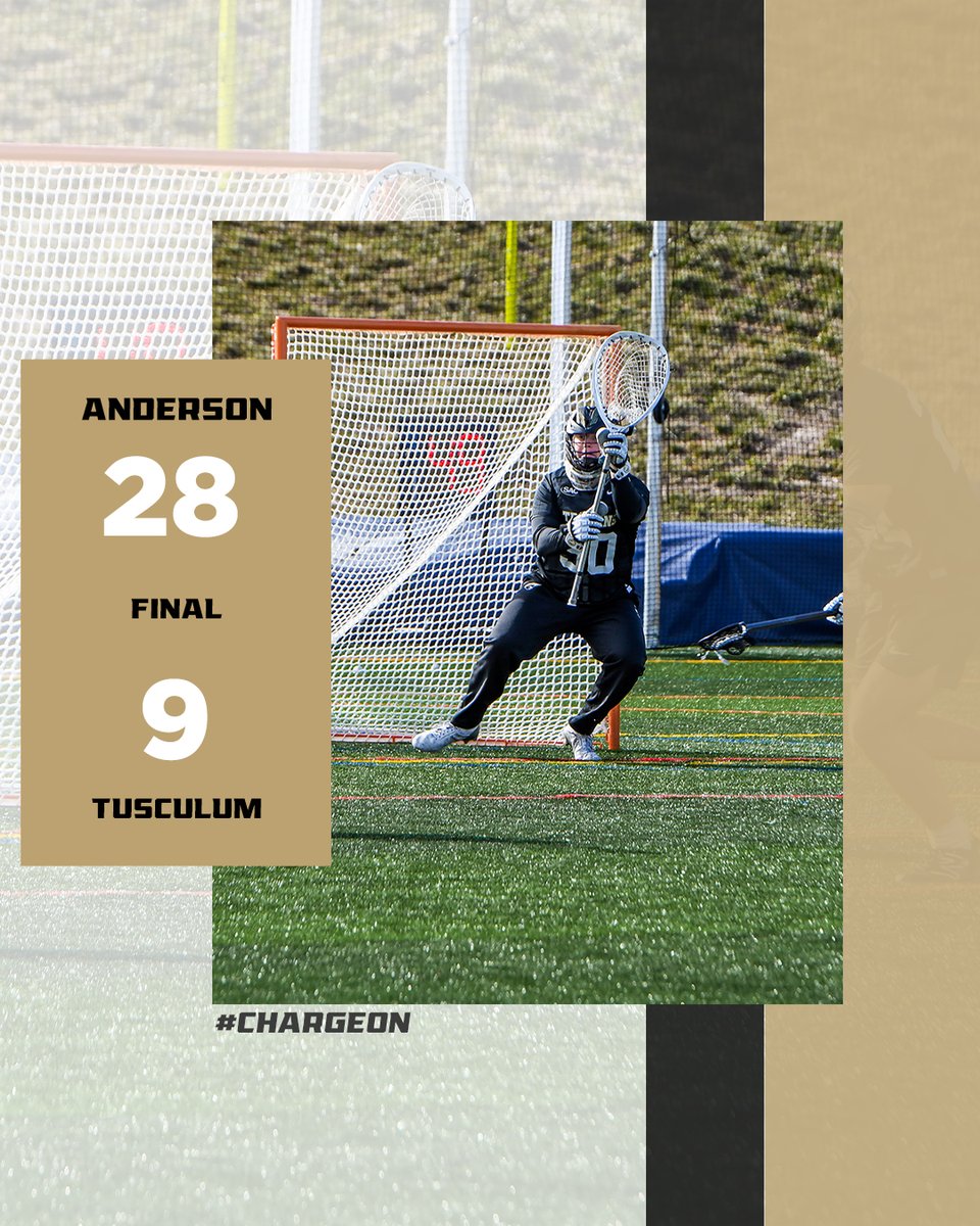 Men's Lacrosse keeps on rollin' with another dominant conference win, this time over Tusculum!🔥

#ChargeOn