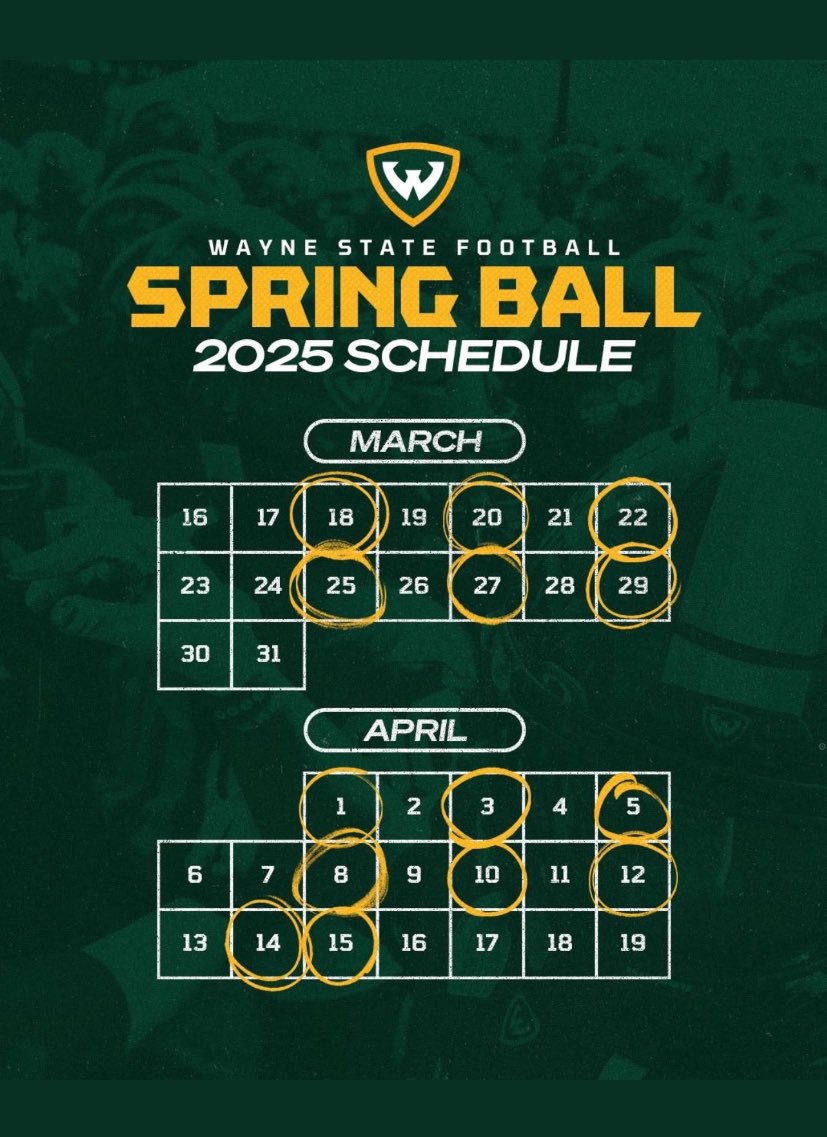 Andrew Nehf (@andrew_nehf) on Twitter photo Thank you <a href="/CoachASaleh/">Ahmed Saleh</a> and <a href="/WSUWarriorFB/">Wayne State Football</a> for the spring practice invite! I will be in attendance on April 5th!! Thank you <a href="/CoachASaleh/">Ahmed Saleh</a> and <a href="/WSUWarriorFB/">Wayne State Football</a> for the spring practice invite! I will be in attendance on April 5th!!