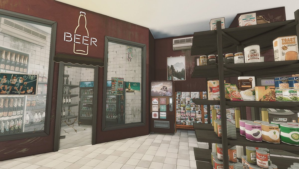 Janky gas station build. #ts4 #TheSims4 #TheSims4BusinessesandHobbies