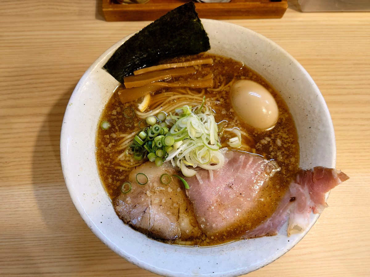 FullMoon0115_'s tweet photo. とんぼ庵 味玉らぁめん https://t.co/R7hfYCeZ2L