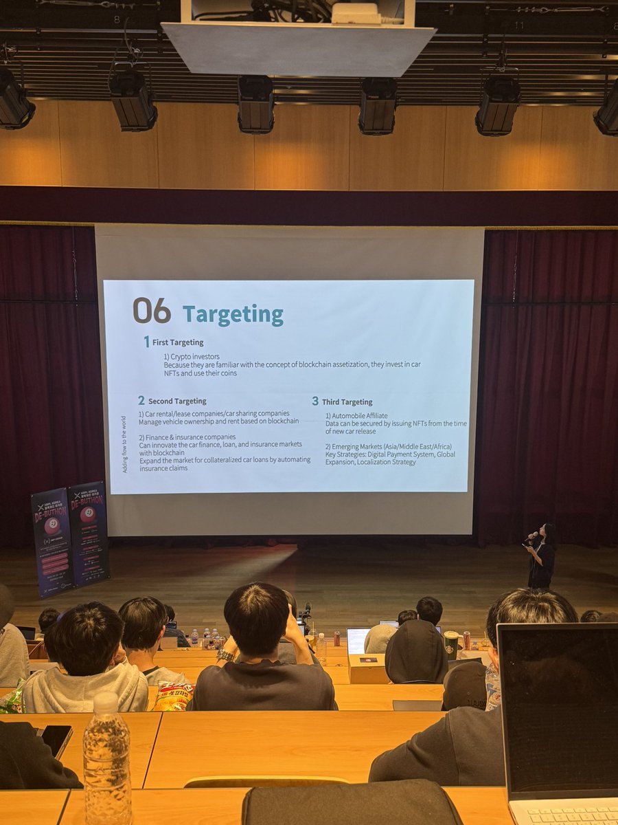 XRPL Korea 해커톤 De-Buthon (@debuthon) on Twitter photo heavit팀
중고차 시장의 문제점을 분석하여 차량을 디지털 자산으로 만드는 Plow를 제시하셨습니다. 이와 함께 NFT와 NFC 결제 시스템을 통합한 ID CARD도 제시하셨습니다.
<a href="/Coiniseasy/">CoinEasy | Web3 Simplified</a> <a href="/dsrvlabs/">DSRV</a> <a href="/OfficialEqbr/">Equilibrium</a>
<a href="/TRNLabs/">TRN Labs</a> <a href="/axelar/">Axelar Network</a> <a href="/biconomy/">Biconomy</a>와 함께합 니다🎊 heavit팀
중고차 시장의 문제점을 분석하여 차량을 디지털 자산으로 만드는 Plow를 제시하셨습니다. 이와 함께 NFT와 NFC 결제 시스템을 통합한 ID CARD도 제시하셨습니다.
<a href="/Coiniseasy/">CoinEasy | Web3 Simplified</a> <a href="/dsrvlabs/">DSRV</a> <a href="/OfficialEqbr/">Equilibrium</a>
<a href="/TRNLabs/">TRN Labs</a> <a href="/axelar/">Axelar Network</a> <a href="/biconomy/">Biconomy</a>와 함께합 니다🎊