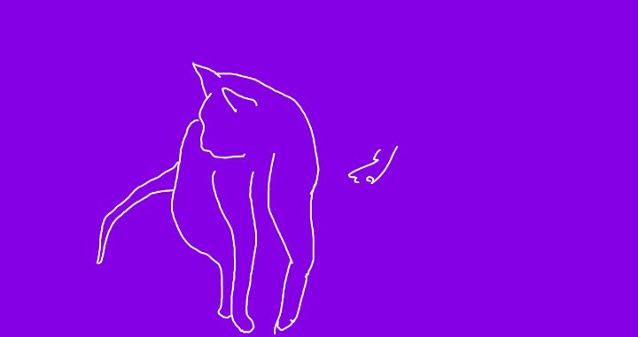 Art of the Day: "purpure cat". Buy at: ArtPal.com/edbarragandg?i…