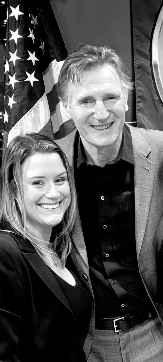 liamneesonpg's tweet photo. Liam Neeson &amp; Artist Lauren White Murphy in New York City https://t.co/ujAFlMLKhq