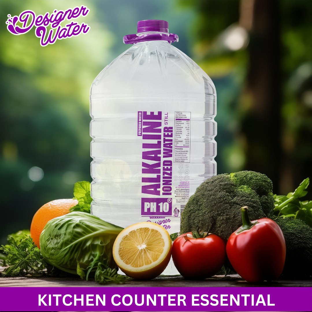 Designer_Water's tweet image. Hydration is the key ingredient. 🥦🍋 Keep Designer Water PH 10 in your kitchen for optimal wellness! #KitchenEssential #HydrateBetter