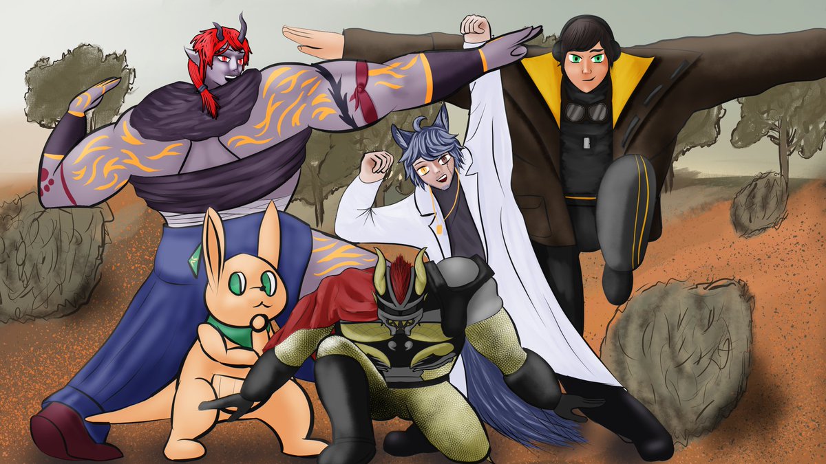 The Aussie Vtuber boys. 
left-right: <a href="/SavernmiereTtv/">Savern 🌊🔞🔥</a> <a href="/Goonyella1/">Goony 🦘 🇦🇺 VTuber</a> @/Sir_Brent1  <a href="/Docc_Woody/">Docc Woody 🇦🇺 ○Feral Fox Docctor○</a> <a href="/SpitfireGunner/">SpitfireGunner ⏱️✈️ | 👩‍🌾💐| Pre-Debut Vtuber</a>