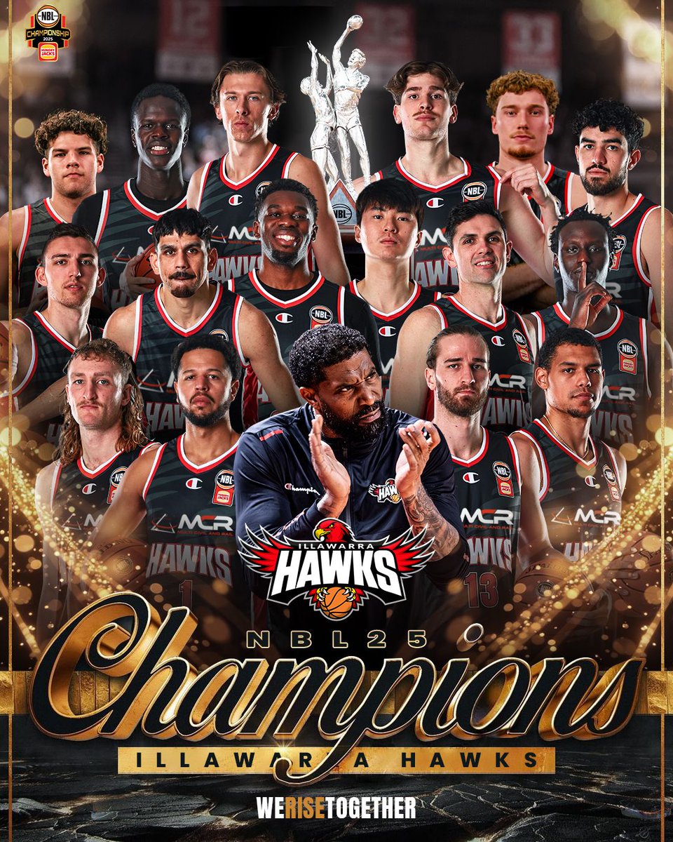 NBL25 CHAMPIONS 🏆🦅

#WeRiseTogether