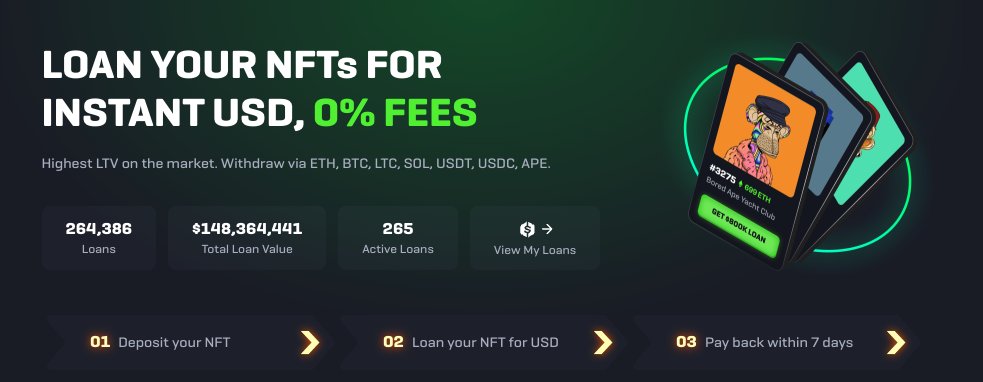 PioGerard's tweet image. Do you know that you can loan your NFTs on @rollbit website directly?

There have been already over 250K loans, with valuation of almost 150 million USD in transactions. 

Why use a shady loan marketplace when you can get a loan here easily, instantly and securely?

#rollbit…
