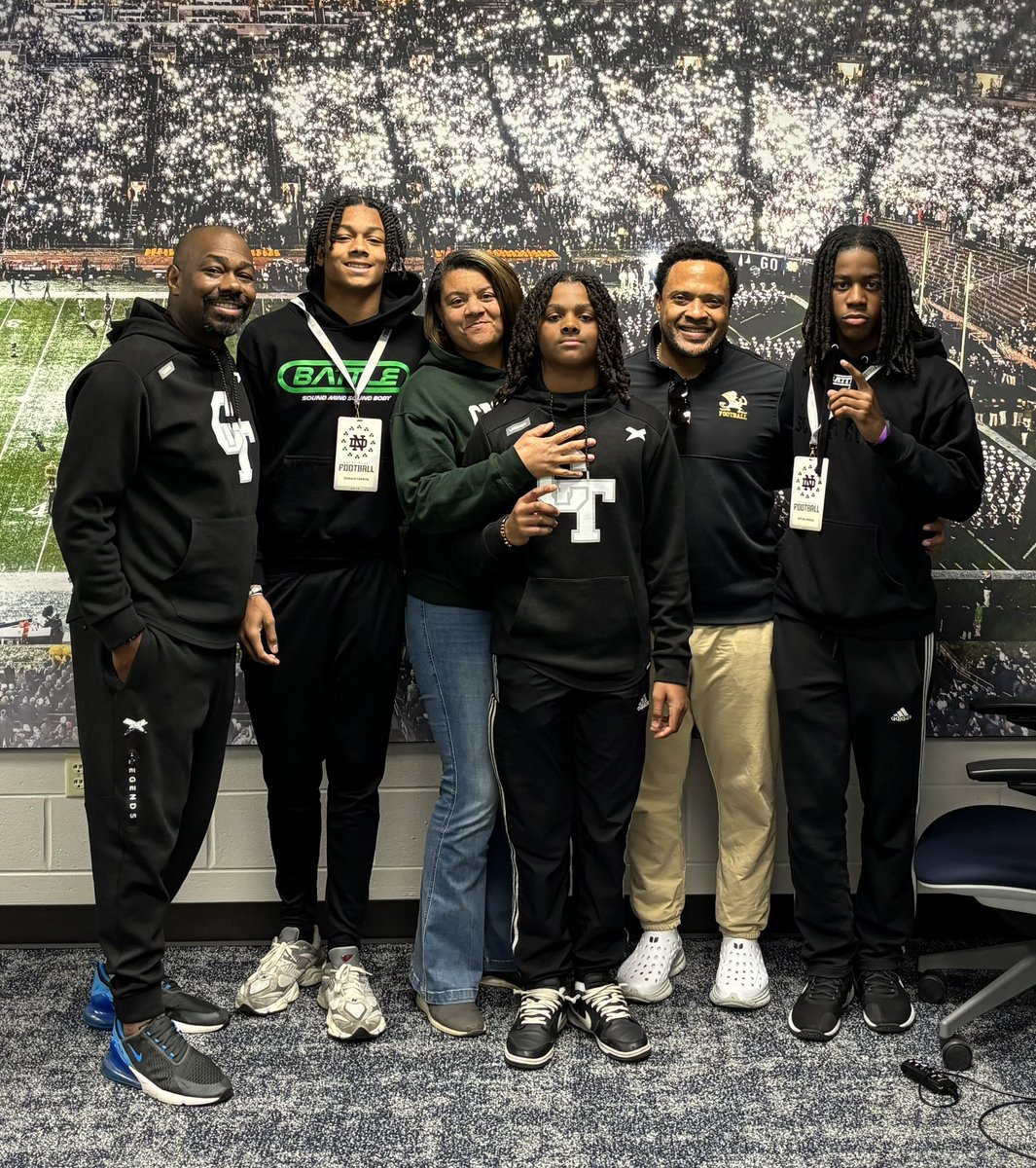 Mylan "MG" Griggs (@mylangriggs3) on Twitter photo APPRECIATIVE OF THE OPPORTUNITY TO CONNECT WITH <a href="/Im_MikeB/">Mike Brown</a> AND <a href="/Marcus_Freeman1/">Marcus Freeman</a> , <a href="/NDFootball/">Notre Dame Football</a> . An Thank to all staff and New GM Mike Martin , Love the facilities and the structure of the program. I will be back soon. <a href="/ChadSimmons_/">ChadSimmons</a> <a href="/CoachRush_CTFB/">Coach Marvin Rushing</a> <a href="/NDFootball/">Notre Dame Football</a> <a href="/Dom_Spalding/">Coach Dom Spalding</a> APPRECIATIVE OF THE OPPORTUNITY TO CONNECT WITH <a href="/Im_MikeB/">Mike Brown</a> AND <a href="/Marcus_Freeman1/">Marcus Freeman</a> , <a href="/NDFootball/">Notre Dame Football</a> . An Thank to all staff and New GM Mike Martin , Love the facilities and the structure of the program. I will be back soon. <a href="/ChadSimmons_/">ChadSimmons</a> <a href="/CoachRush_CTFB/">Coach Marvin Rushing</a> <a href="/NDFootball/">Notre Dame Football</a> <a href="/Dom_Spalding/">Coach Dom Spalding</a>