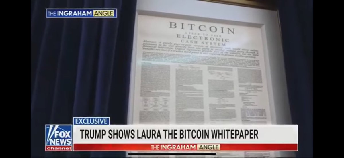 Bitcoin(BTC)  Whitepaper in the Whitehouse