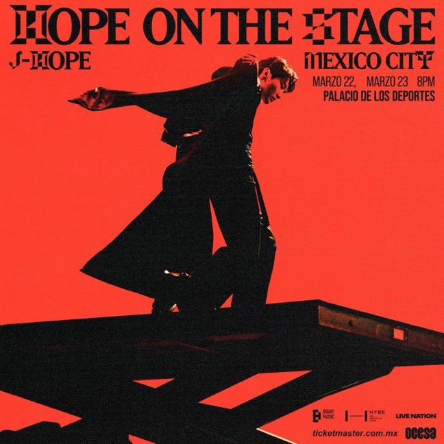 jnfication's tweet photo. — Hilo de l1nks el concierto de #JHOPE en México D-1 🩷

RT PARA VERLO 👇🏻

HOPE ON THE STAGE IN MÉXICO 
#HOS_TOUR_MEXICO_D1
#HOPE_ON_THE_STAGE_TOUR https://t.co/FA2zRLjrNQ