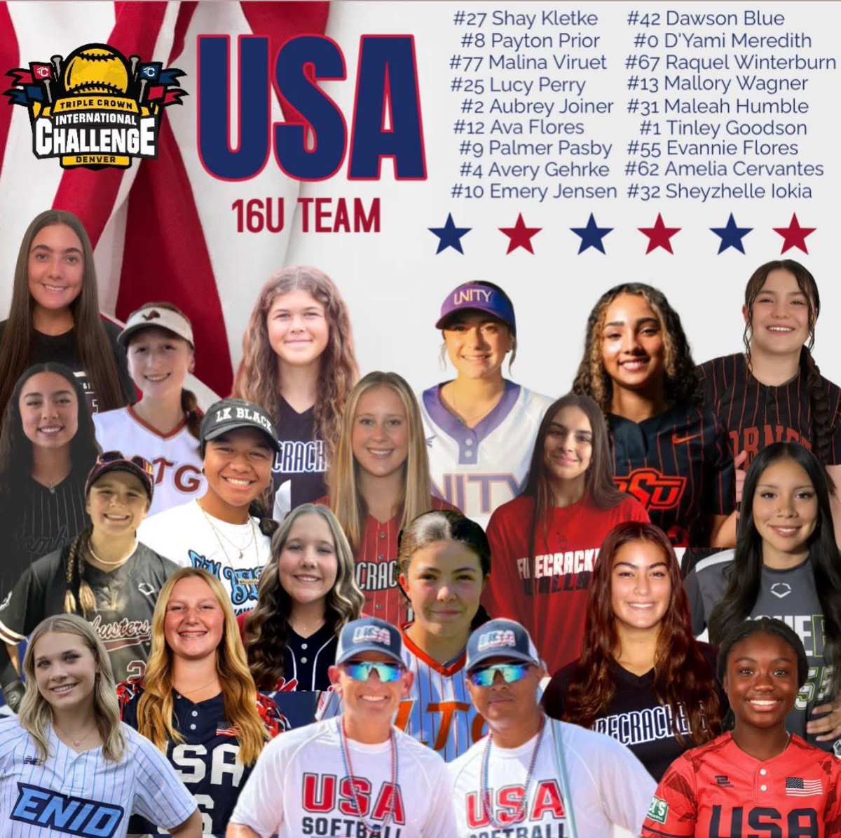 Enid Bruins (@enidbruins2) on Twitter photo Palmer is 1 of 18 girls selected from across the country to represent the USA at the Triple Crown International Challenge this summer! This girl works so hard and makes us so proud!
<a href="/UCLASoftball/">UCLA Softball</a> <a href="/OU_Softball/">Oklahoma Softball</a> <a href="/_NickFriesen/">Nick Friesen</a> <a href="/D1Softball/">D1Softball</a> <a href="/UCOSoftball/">UCOSoftball</a> <a href="/palmer_pasby/">Palmer Pasby</a> <a href="/cowgirlsb/">OSU Cowgirl Softball</a> Palmer is 1 of 18 girls selected from across the country to represent the USA at the Triple Crown International Challenge this summer! This girl works so hard and makes us so proud!
<a href="/UCLASoftball/">UCLA Softball</a> <a href="/OU_Softball/">Oklahoma Softball</a> <a href="/_NickFriesen/">Nick Friesen</a> <a href="/D1Softball/">D1Softball</a> <a href="/UCOSoftball/">UCOSoftball</a> <a href="/palmer_pasby/">Palmer Pasby</a> <a href="/cowgirlsb/">OSU Cowgirl Softball</a>