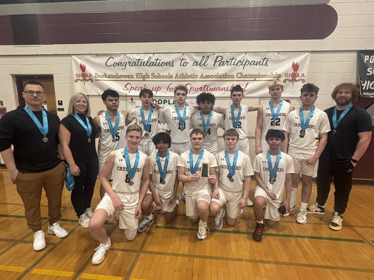 shsaasport's tweet photo. 🏀HOOPLA 2025 - 2A BOYS🏀

🥇Saskatoon Christian School
🥈St. Brieux 
🥉LCBI https://t.co/eDmAx7W0aE