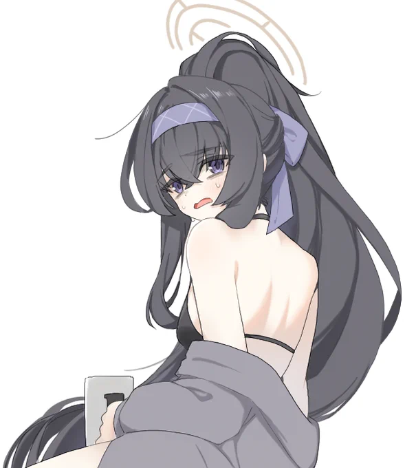 #블루아카이브 #ブルアカ #BlueArchive 어제 올렸지만 살짝은 수정한 수영복 우이