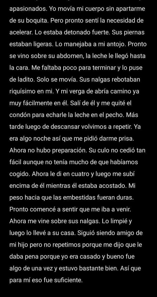 relhomx9946267's tweet photo. Me cojo al mejor amigo de mi hijo (Parte 3) https://t.co/52hvYOm2HV