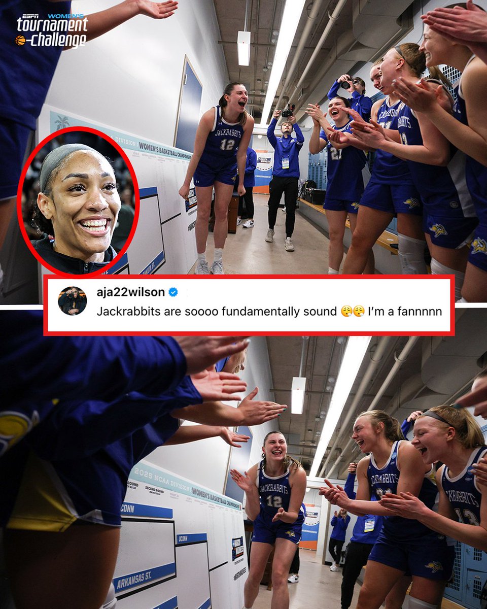 MVP is enjoying March Madness 🤩

10-seed South Dakota St. defeated 7-seed Oklahoma St. to advance to the round of 32 👏