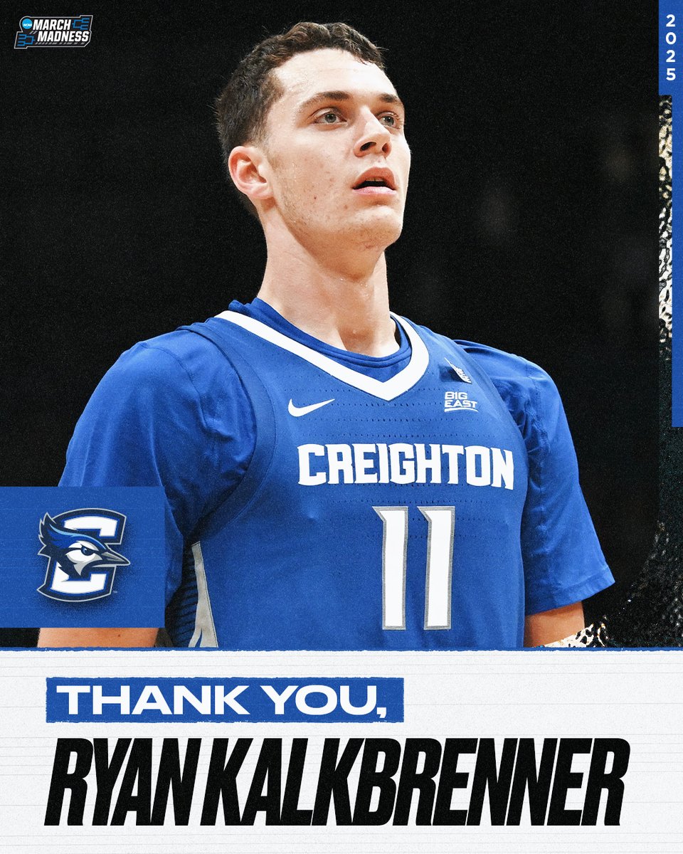 Creighton legend 💯

Thank you, Ryan Kalkbrenner.

#MarchMadness