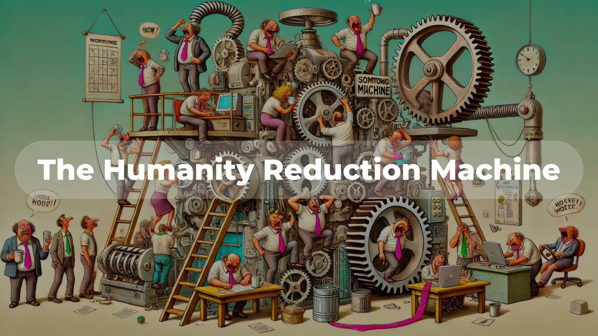 Prophet4Purpose's tweet photo. Check out my latest article: The Humanity Reduction Machine https://t.co/1Pgg0vwee2 via @LinkedIn https://t.co/inZMKOTL1w
