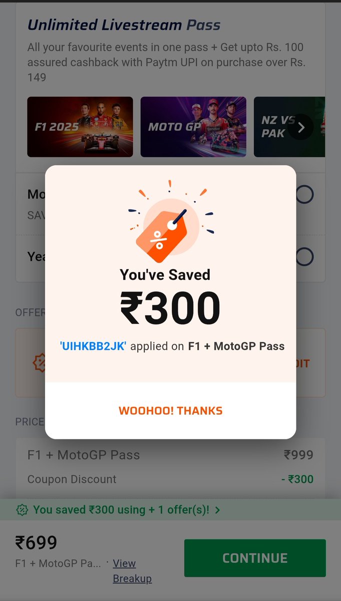 SBoyus69372's tweet photo. Don’t miss watching *F1 Chinese GP and Japan GP* on FanCode! Use my invite code *"UIHKBB2JK"* for a 30% discount—just apply it at checkout.
#Formula1
#EuropeanQualifier
#fancode
#MotoGP
#ChineseGP
#BBB25
#zelena
#amici24
#GrandeFratello
#sarachanedeyiz
#ZeeNuNew
#JHOPE https://t.co/q2MUzfzOUu