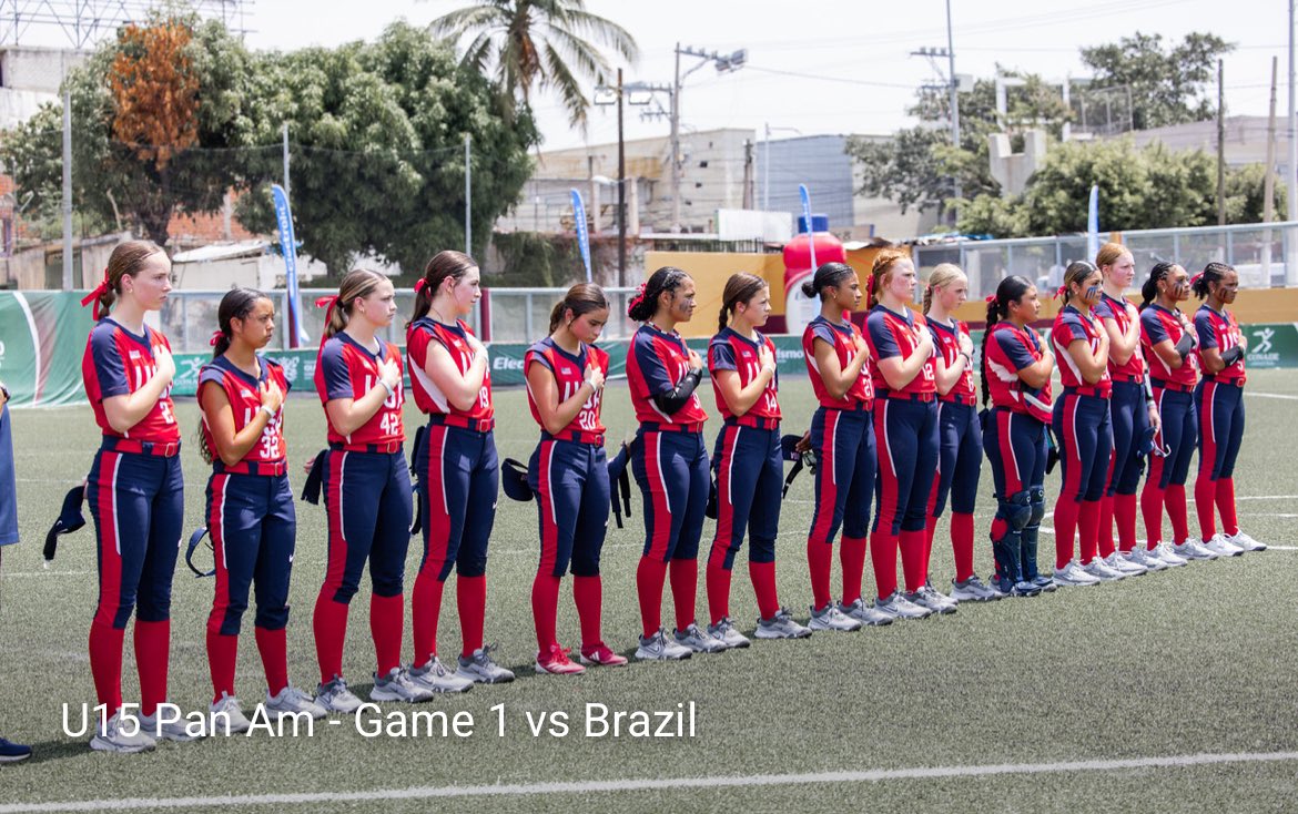 Kyndall Johnson 2028 (@kyndallj28) on Twitter photo Great start in game 1 with an 11-0 4 inning run rule win! The bats were on fire and pitching was great!! I played 2 innings at shortstop. Looking forward to more games tomorrow! Lets go USA🇺🇸 <a href="/USASoftballJWNT/">USA Softball Junior Women’s National Team</a> <a href="/USASoftball/">USA Softball</a> <a href="/usaspresident/">Dave Devine</a> <a href="/WBSC/">WBSC ⚾🥎</a> Great start in game 1 with an 11-0 4 inning run rule win! The bats were on fire and pitching was great!! I played 2 innings at shortstop. Looking forward to more games tomorrow! Lets go USA🇺🇸 <a href="/USASoftballJWNT/">USA Softball Junior Women’s National Team</a> <a href="/USASoftball/">USA Softball</a> <a href="/usaspresident/">Dave Devine</a> <a href="/WBSC/">WBSC ⚾🥎</a>