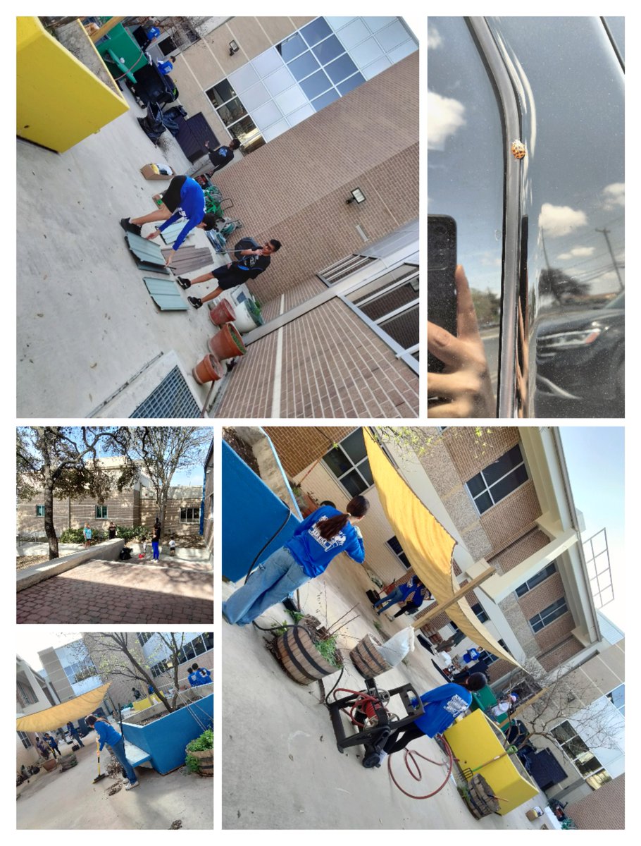 NeffCounselors's tweet image. A big SHOUT OUT to all our @NISDPatNeff students and staff that came out to support and beautify the campus during the Love Our Schools campaign 😎💙 #TFND #SchoolPride