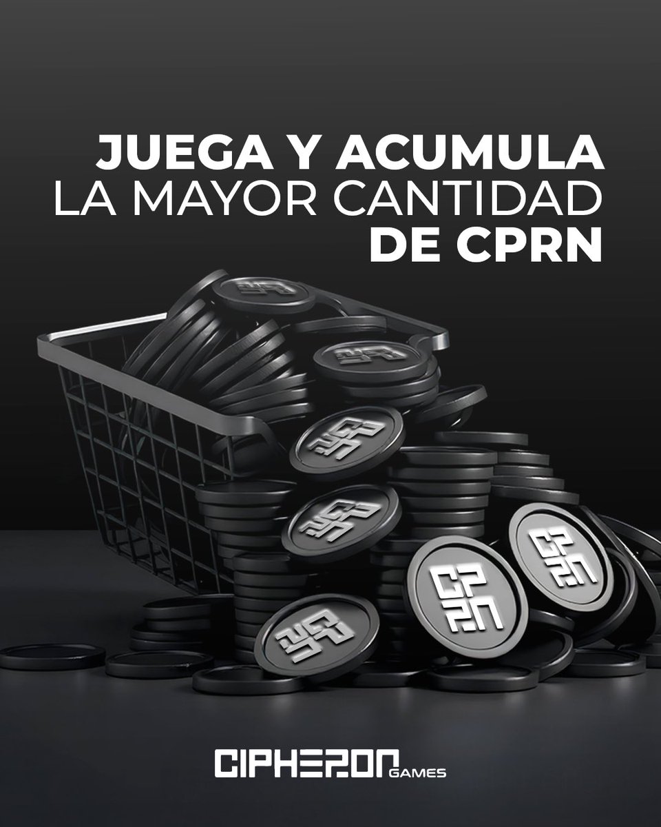 CipheronGames's tweet photo. Solo los más hábiles acumulan la mayor cantidad de CPRN. 🚀
¿Aceptas el reto?👀

#CPRN #CipheronGames #web3 #nodos #juegos #gaming #games https://t.co/ZvdccPzu58