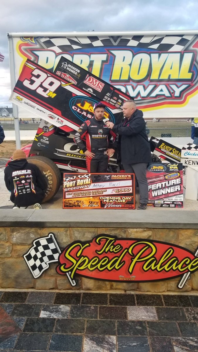 XXXRaceCo's tweet photo. Anthony Macri up the WIN at the “Speed Palace” Port Royal Speedway tonight!  Congratulations Anthony and Team!
#RaceHard #TeamTripleX #TripleXWIN https://t.co/xob6sfBufW